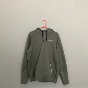 nike therma-fit gray hoodie